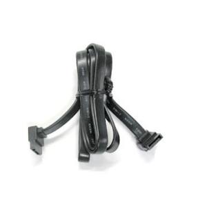 COMON シリアル ATA 7Pin 片側 L型 色 黒 S-ATA2 300mb/s対応 バージョン2対応 0.8m SE-80AA