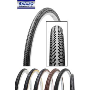 シンコー Shinko シンコー デミングL/L 26×1-3/8 黒 アメ Shinko