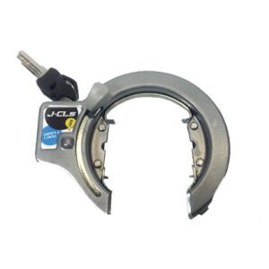 ジェイ＆シー J&C ディンプルキーリング錠(3バンド) グレー 上挿し JC-046CLB