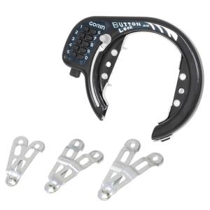 五輪工業 ゴリン GORIN ゴリン GR-520-BK ボタン式大型リング錠 ブラック 自転車鍵カギ GORIN 五輪工業