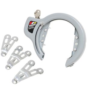 五輪工業 ゴリン GORIN ゴリン シリンダー式大型リング錠 グレー GR-750-SL GORIN 五輪工業