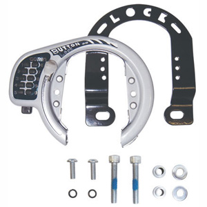 五輪工業 ゴリン GORIN ゴリン GR-523-K 自転車用 CTB MTBボタン式リング後輪錠 台座付 ブラック GORIN 五輪工業