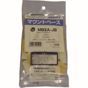 ジャッピー JAPPY ジャッピー MB2A-JB 乳白色 マウントベース 100個 JAPPY