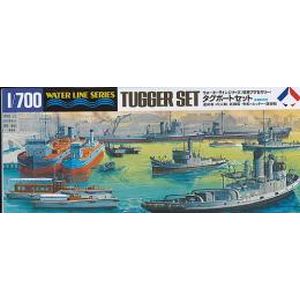 タミヤ TAMIYA タミヤ 静岡模型教材協同組合 99509 1/700 情景アクセサリー タグボートセット 3社共同