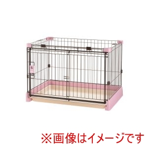 リッチェル Richell リッチェル もっとお掃除簡単ペットサークル 90-60 ライトピンク