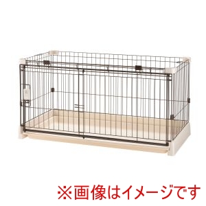 リッチェル Richell リッチェル もっとお掃除簡単ペットサークル 120-60 アイボリー