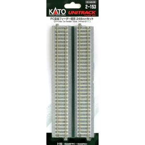 カトー KATO KATO 2-153 HOユニトラック PC直線フィーダー線路 246mm