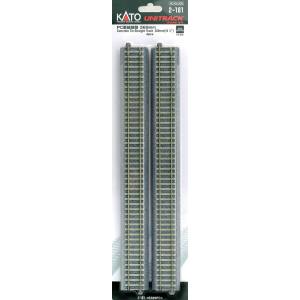 カトー KATO KATO 2-181 HOユニトラック PC直線線路 369mm 4本入