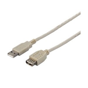 バッファロー BUFFALO USB2.0延長ケーブル (A to A) 3m アイボリー BSUAA230IV
