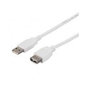 バッファロー BUFFALO USB2.0延長ケーブル (A to A) 3m ホワイト BSUAA230WH