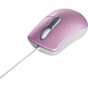バッファロー BUFFALO 有線光学式マウス 静音/3ボタン Mサイズ ピンク BSMOU27SMPK