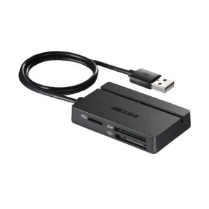 バッファロー BUFFALO バッファロー BSCR100U2BK カードリーダーライター USB2.0 マルチ ブラック