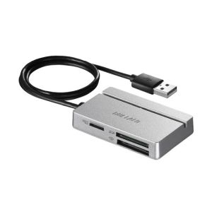 バッファロー BUFFALO バッファロー BSCR100U2SV USB2.0 マルチカードリーダーライター シルバー