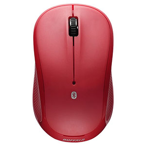 バッファロー BUFFALO バッファロー BSMRB050RD Bluetooth3.0対応 IR LED光学式マウス 3ボタンタイプ レッド