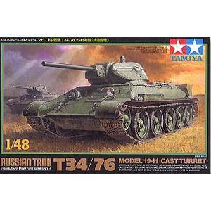 タミヤ TAMIYA タミヤ 32515 1/48 T34/76 1941年型 鋳造砲塔