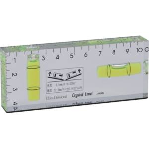 エビス EBISU エビス ED-10CLSM 磁石付クリスタルレベル 水平器