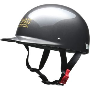 リード工業 LEAD リード工業 CR-680 ハーフ ヘルメット クロス ガンメタリック フリーサイズ LEAD