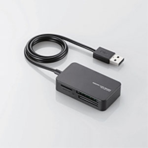 ELECOM エレコム エレコム MR-A39NBK リーダライター SD+MS+CF対応 ブラック