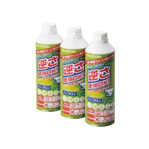エレコム ELECOM エアダスター ダストブロワーECO エアゾール350ml×3本 AD-ECOMT