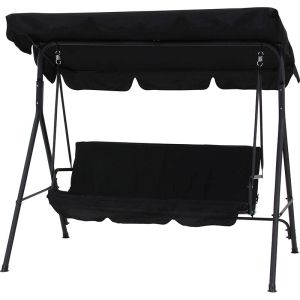 不二貿易 不二貿易 ブランコ 3P ポルド クッション付き BK ブラック メーカー直送 代引不可 北海道沖縄離島不可