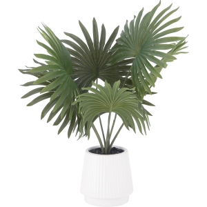 不二貿易 不二貿易 フェイクグリーン パナマソウ セラミックポット  メーカー直送 代引不可 北海道沖縄離島不可