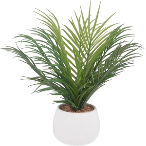 不二貿易 不二貿易 フェイクグリーン ヤシ セラミックポット  メーカー直送 代引不可 北海道沖縄離島不可