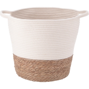 不二貿易 不二貿易 鉢カバー コットン ガマ 7号 IV 1個箱 アイボリー メーカー直送 代引不可 北海道沖縄離島不可