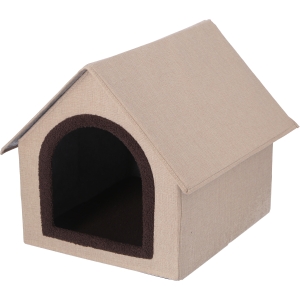 不二貿易 不二貿易 ペットハウス 三角屋根 Lサイズ BE ベージュ メーカー直送 代引不可 北海道沖縄離島不可
