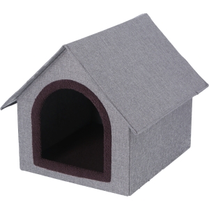 不二貿易 不二貿易 ペットハウス 三角屋根 Lサイズ GY グレイ メーカー直送 代引不可 北海道沖縄離島不可