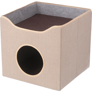 不二貿易 不二貿易 ペットハウス ルーフベッド付き BE ベージュ メーカー直送 代引不可 北海道沖縄離島不可