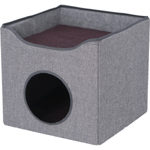 不二貿易 不二貿易 ペットハウス ルーフベッド付き GY グレイ メーカー直送 代引不可 北海道沖縄離島不可