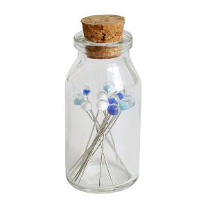 森川製針 森川製針 広島針 ガラス待ち針  輝  カラー 冷静 MR61