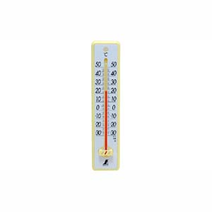 シンワ測定 SHINWA シンワ測定 48352 温度計 プラスチック製 20cm イエロー