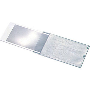 シンワ測定 SHINWA シンワ測定 75506 ルーペ U-4 シートレンズ 2倍 手帳サイズ