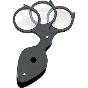 シンワ測定 SHINWA シンワ測定 75531 ルーペ D 高倍率収納型 3枚組 3.5倍