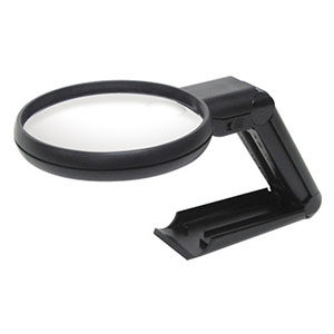 シンワ測定 SHINWA シンワ測定 75755 ルーペ A-7 リーディング用 90mm 2倍&4倍 二重焦点 スタンドライト付