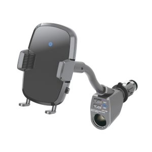 ペルシード Pellucid ペルシード PPH2046 自動開閉 ワイヤレス 充電ホルダー フレキシブル ブラック