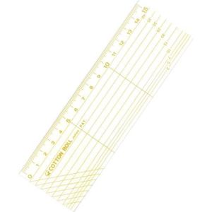 金亀糸業 金亀糸業 キルティングスケール 15cm 黄 LH430102-2