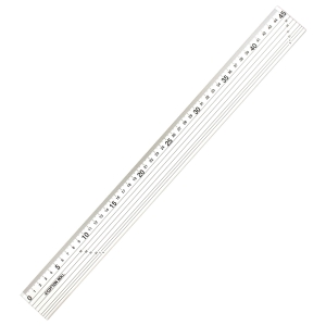 金亀糸業 金亀糸業 定規 カッティングスケール 45cm 黒 LH430125