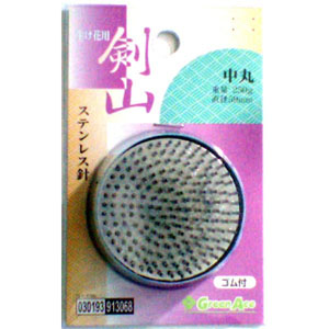 ビッグマン Bigman ビッグマン グリーンエース 剣山 中丸 ゴム付 ステンレス針 中丸