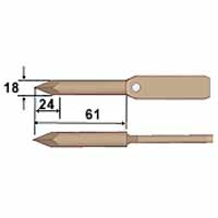 白光 HAKKO 白光 357-T ジュニア用 交換こて先.I型 HAKKO