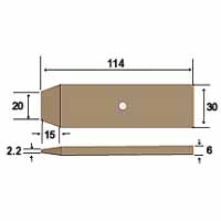 白光 HAKKO 白光 352-T ジュニア用 交換こて先.F型 HAKKO