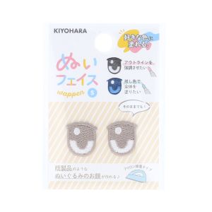 清原 KIYOHARA 清原 ぬいフェイスワッペンS A NUIW-15 KIYOHARA