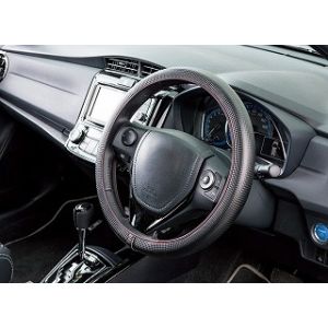 ボンフォーム BONFORM ネオフィットカーボン S (ハンドル直径 36.5～37.9cm) ブラック×レッド 6704-15BKR