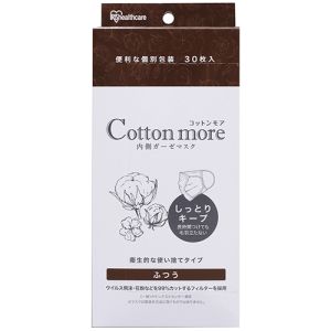 アイリスオーヤマ IRIS Cotton more 内側ガーゼマスク ふつう 30枚入り PK-G30M