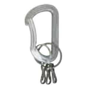 中林製作所 中林製作所 VEX-143 タフレーベル カラビナ & キーホルダ 7mm チタン銀