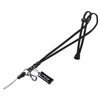 サンワサプライ SANWA SUPPLY ネックストラップ（丸紐、ブラック） DG-ST8BK