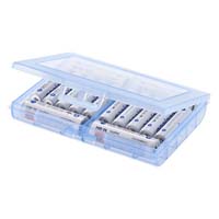 サンワサプライ SANWA SUPPLY 電池ケース(単3形、単4形対応・ブルー)DG-BT5BL