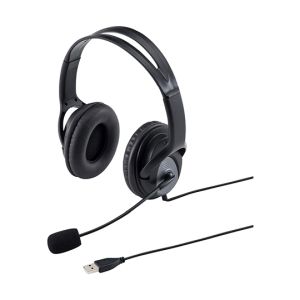 サンワサプライ SANWA SUPPLY USBヘッドセット MM-HSUSB17BK