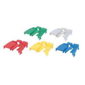 サンワサプライ SANWA SUPPLY モジュラーカバー(後付け可能・5色セット) ADT-MC3K